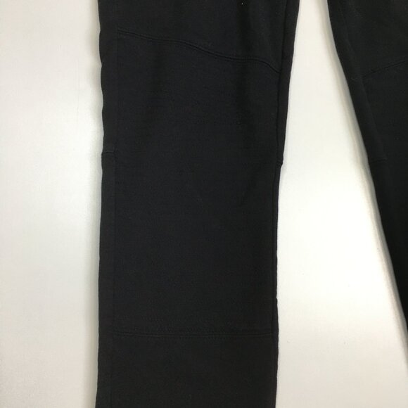 BEBE Black Gold Logo Back Moto Look Zip Ankle Skinny Leg Pull On Pant - Picture 6 of 13